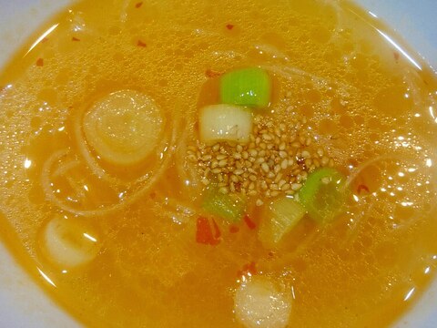 中華風ピリ辛はるさめスープ